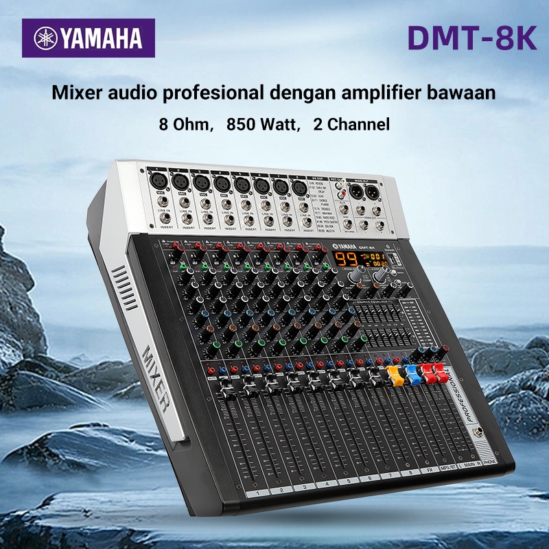 Jual power mixer yamaha/DMT8K 8Ohm 850 wattx2,mixer power amplifier