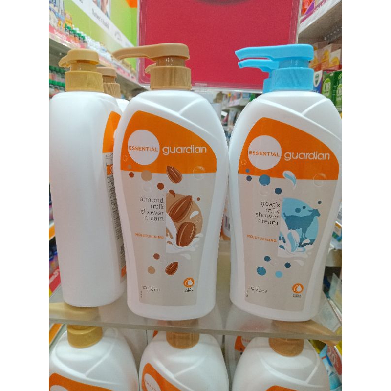 Jual guardian body wash goat milk/almond milk/rice milk 1L | Shopee ...