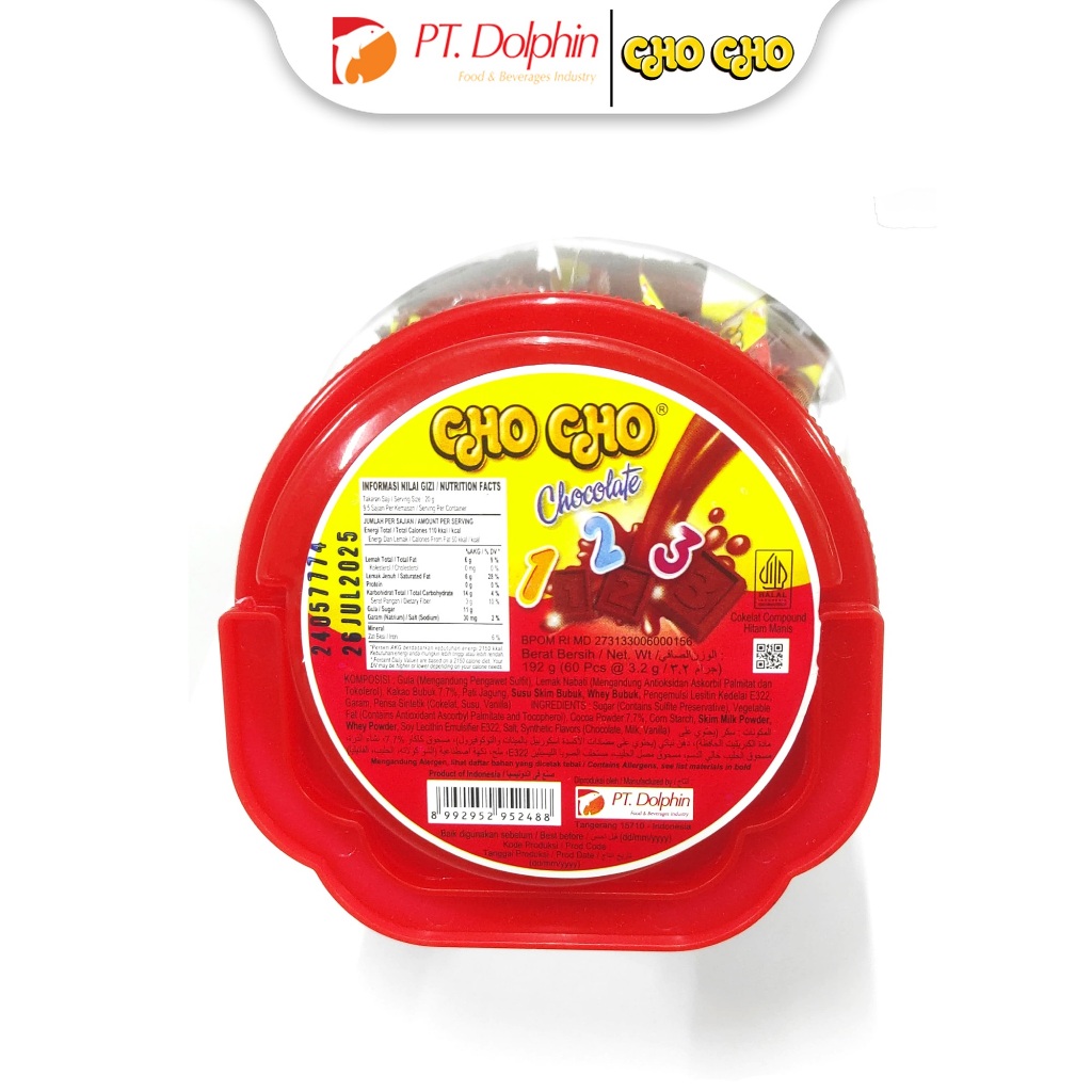 Jual Cho Cho Chocholate 123 - 1 Jar | Shopee Indonesia
