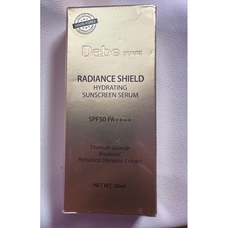 Jual Radiance Shield Hydrating Sunscreen SPF 50 PA +++ Dabe Beaute ...