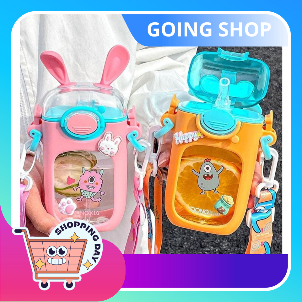 Jual [ GS ] BOTOL MINUM ANAK RABBIT 380ML / BOTOL MINUM ANAK VIRAL ...