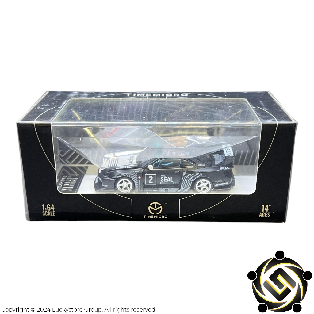 Nissan Silvia S15 LBWK Metallic 1/64 Diecast Con Cofano Apribile - Time Micro TM