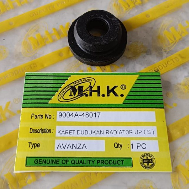 Jual KARET DUDUKAN RADIATOR ATAS KECIL TOYOTA AVANZA F601, F602, F651 ...