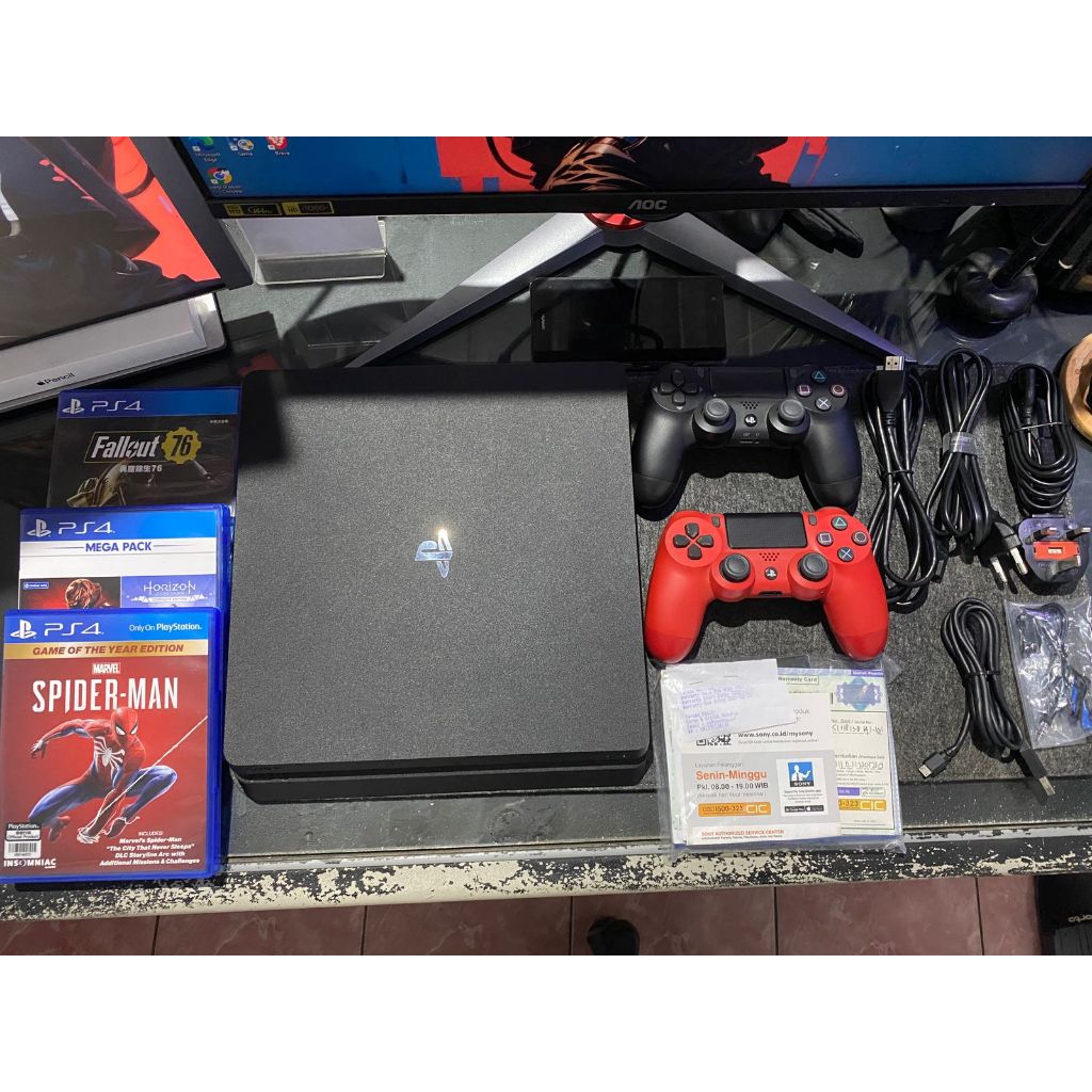 Jual PS 4 Slim 1TB Original Mega Pack | Shopee Indonesia