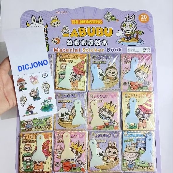 Jual Stiker Notes Singkup Labubu ( 12 lembar ) | Shopee Indonesia