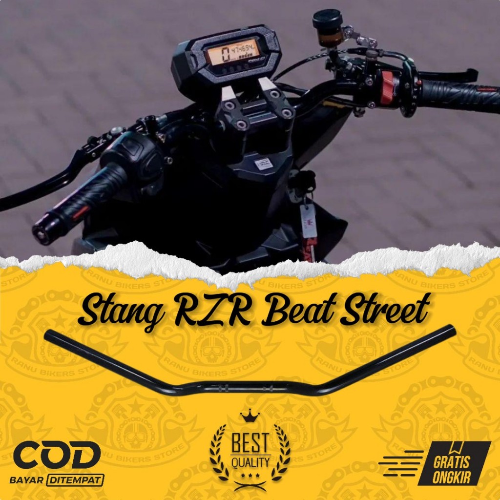 Jual BEBAS ONGKIR STANG RZR PNP BEAT STREET UNIVERSAL SEMUA MOTOR ...