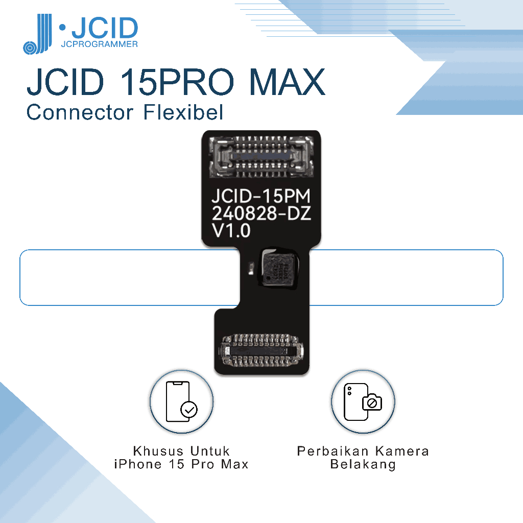 Jual FLEXIBLE JCID 15PRO MAX REAR CAMERA TAG-ON REPAIR FPC ORIGINAL ...