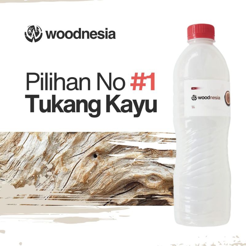 Jual Cat Kayu Clear Doff Matt 500gr Woodnesia Waterbase Pernish Top ...