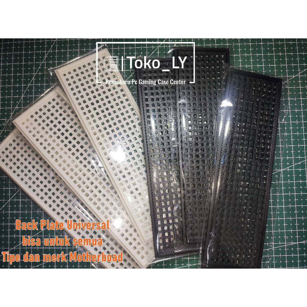 Jual Backpanel Backplate Custom Universal Motherboard Back Panel Back ...