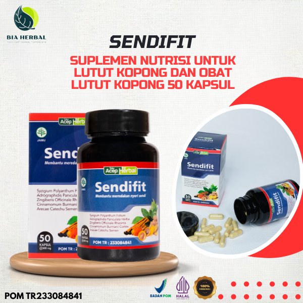 Jual Sendifit Kapsul - Suplemen Nutrisi untuk Lutut Kopong dan Obat