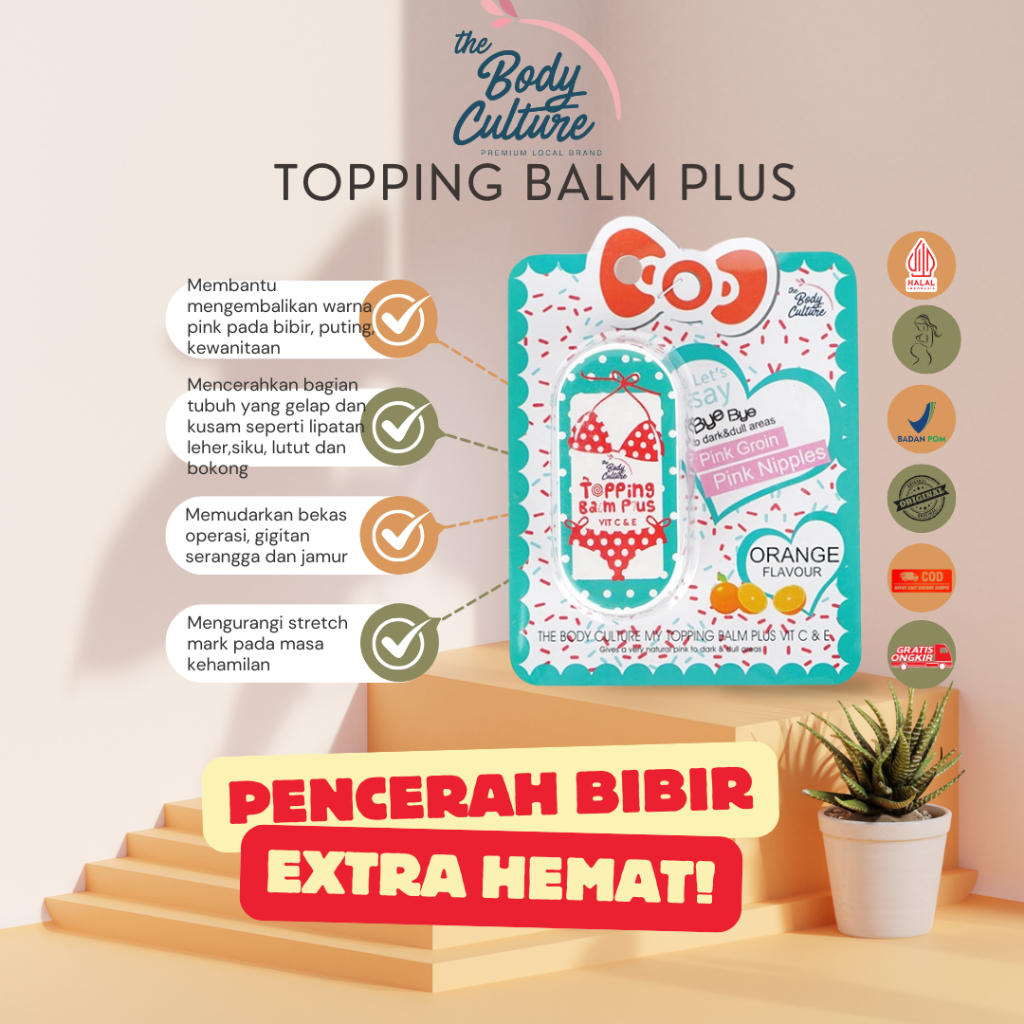 Jual THE BODY CULTURE Topping Balm Plus 30g | Shopee Indonesia