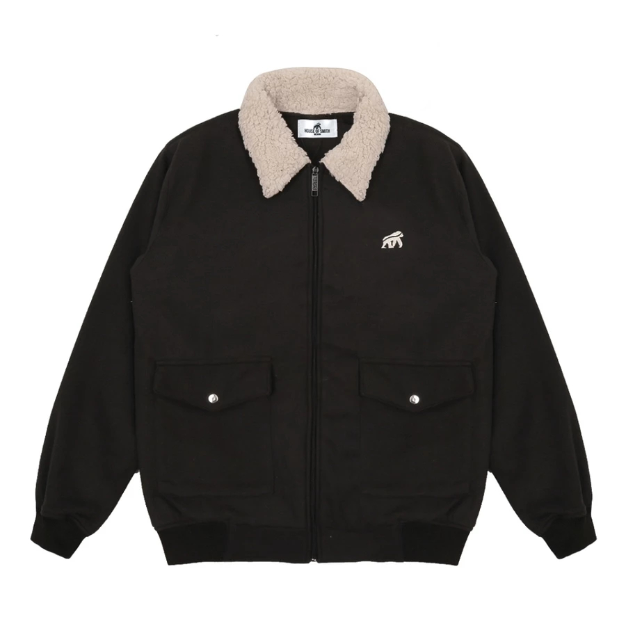 Jual House of Smith TSM Jaket Sherpa Pria - Lasket Black #4 - Vintage ...