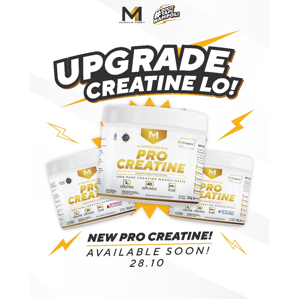 Jual MUSCLE FIRST Pro Creatine CREAPURE 120 Gram 40 Serving / Saji ...
