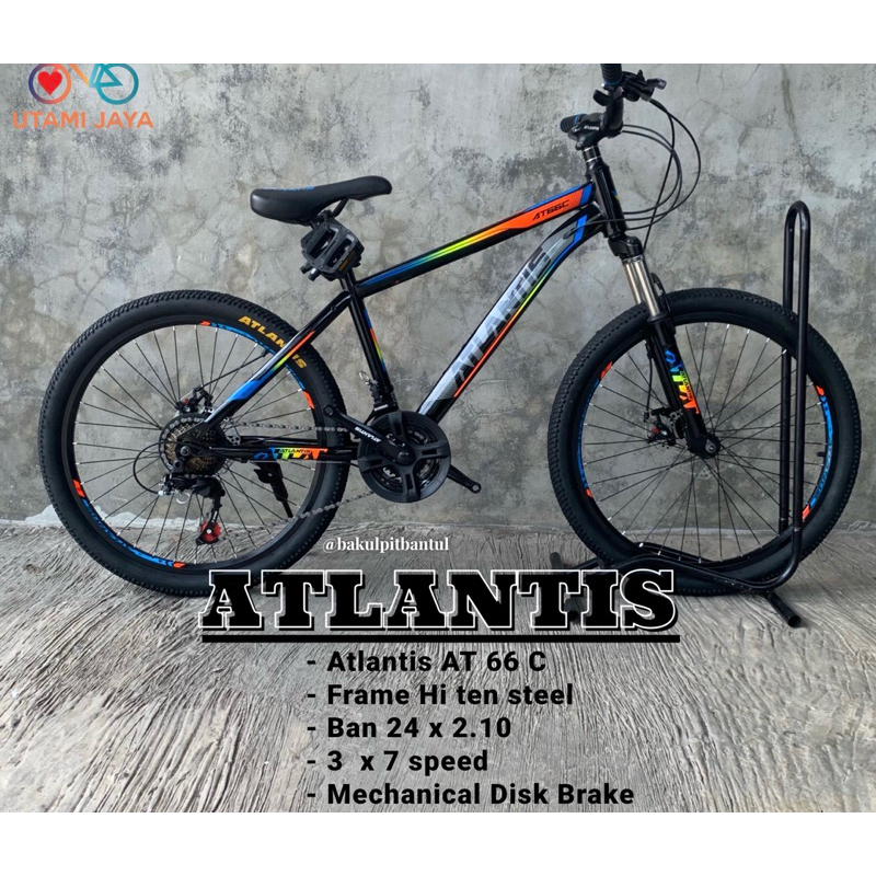 Jual Sepeda Gunung MTB ring 24 Atlantis | sepeda Gunung MTB atlantis ...