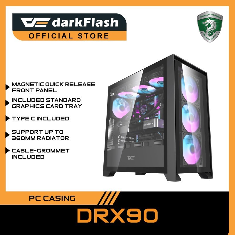 Jual CASING darkFlash DRX90 GLASS BLACK | Shopee Indonesia