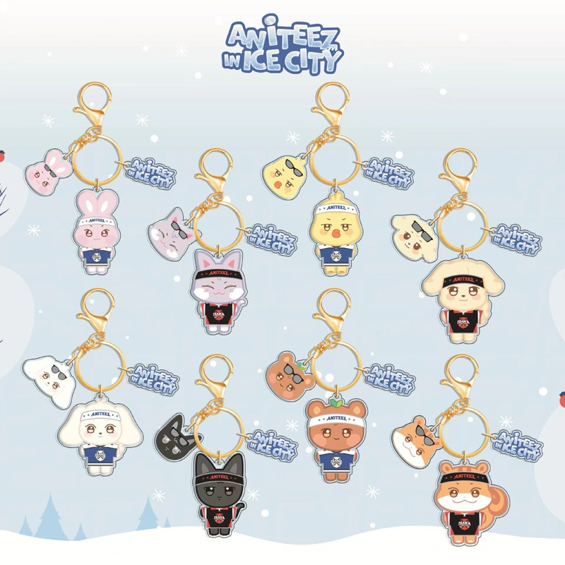 Jual Aniteez Keychain Gantungan Kunci Ateez | Shopee Indonesia