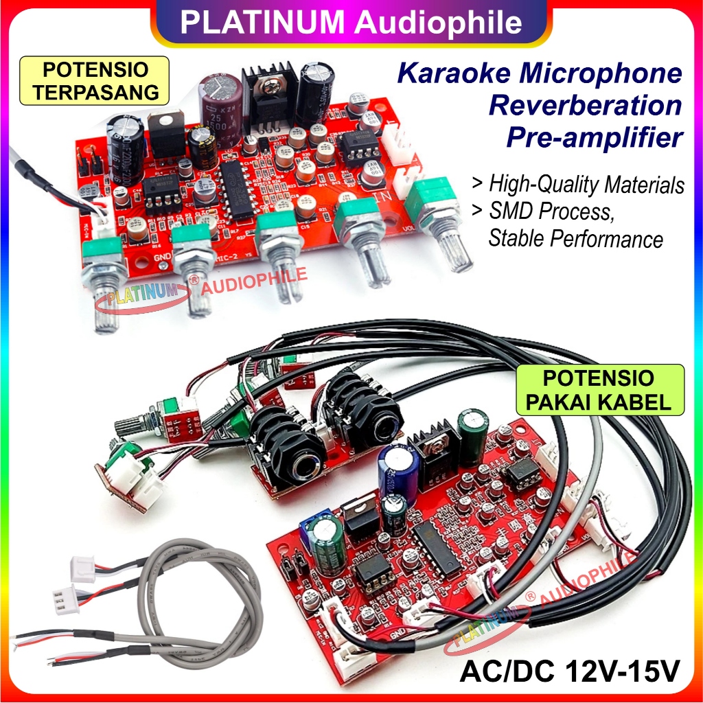 Jual PT2399 Karaoke MIC Microphone Reverberation Modul Digital Echo ...