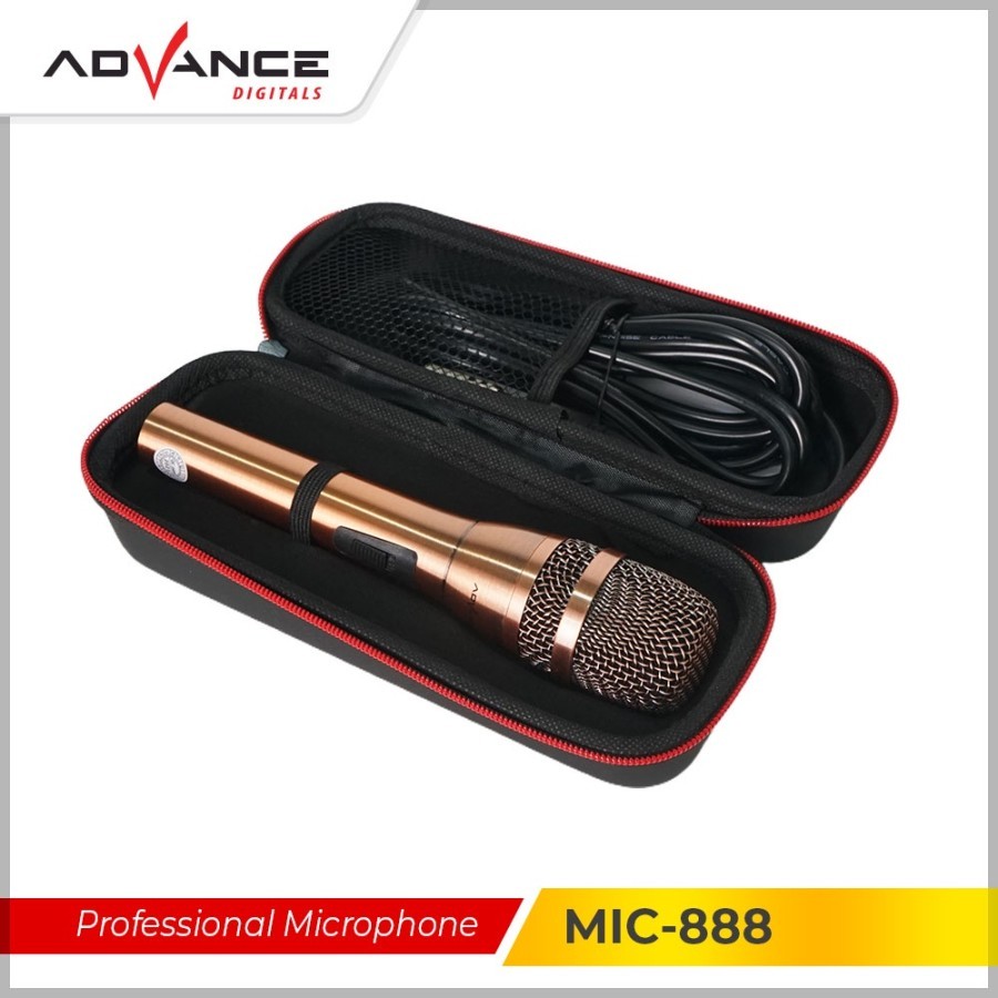 Jual COD Mic Kabel MIC-888 Advance Single Profesional Dynamic ...