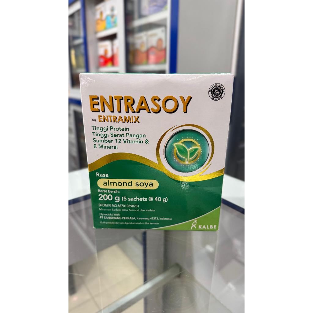 Jual ENTRASOY 200 GR ALMOND SOYA - Nutrisi Khusus dan Lengkap dengan ...
