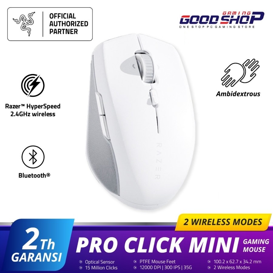 Jual Razer Pro Click Mini Wireless - Gaming Mouse | Shopee Indonesia