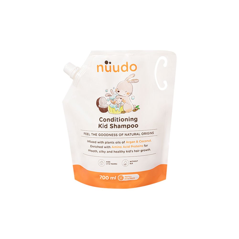 Jual NUUDO by Pureco Conditioning Kids Shampoo Refill 700 ML | Shopee ...