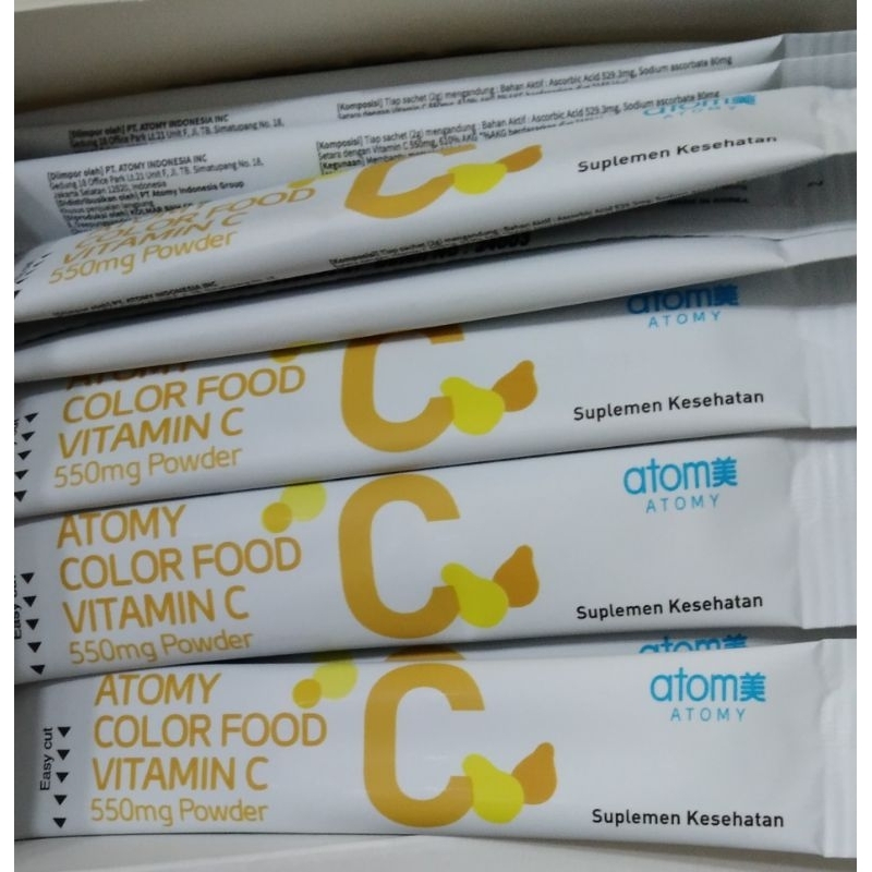 Jual vitamin C 550mg eceran 30 sachet | Shopee Indonesia