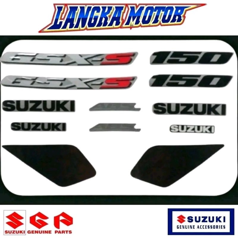 Jual GSX ORI SGP Emblem Logo Striping Stiker body Suzuki GSX S 150 ...