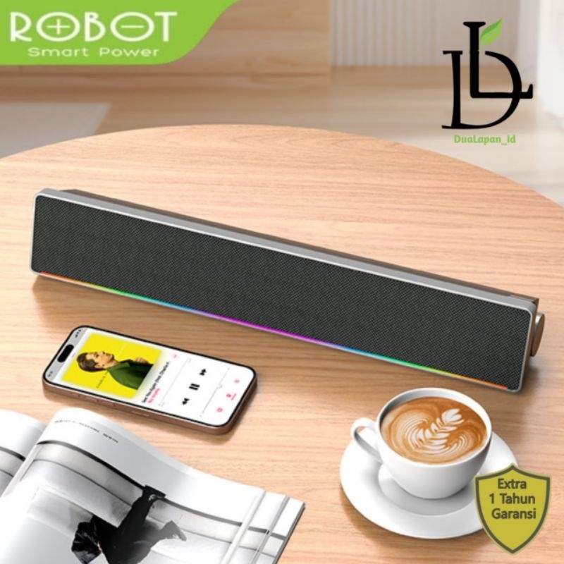 Jual ROBOT RB680 Double Bass RGB Lightshow Soundbar Bluetooth Speaker ...