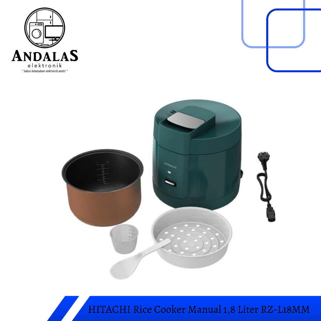 Jual HITACHI Rice Cooker Manual 1,8 Liter RZ-L18MM | Shopee Indonesia