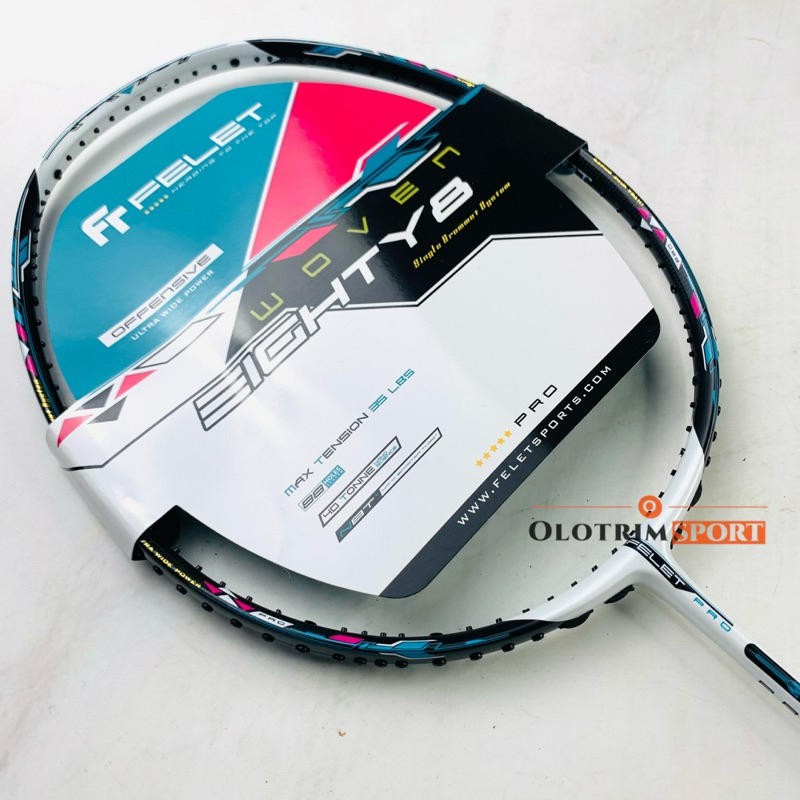 Jual Raket Badminton FELET WOVEN EIGHTY 8 35LBS EIGHTY8 88 Original ...
