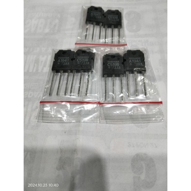 Jual TRANSISTOR TEF A1941/C5198 BAGUS | Shopee Indonesia