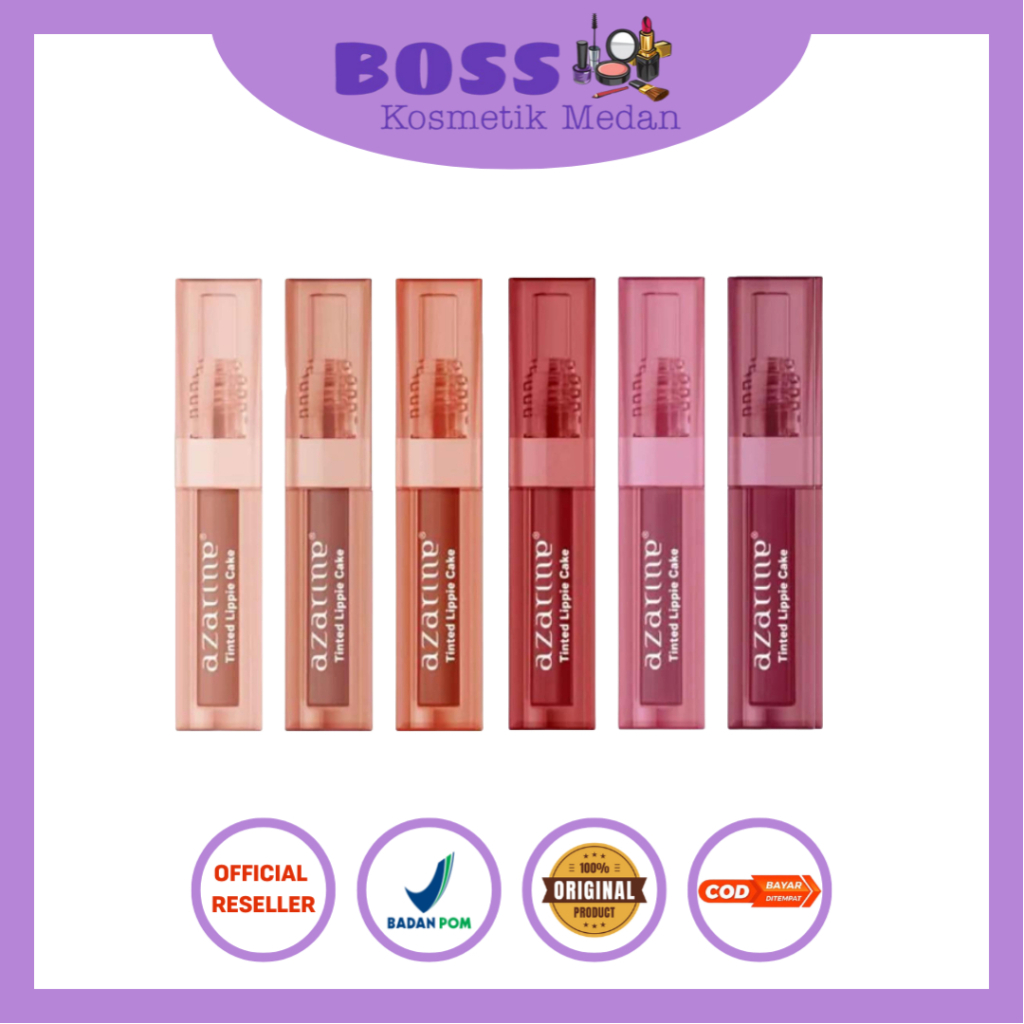 Jual Azarine Tinted Lippie Cake Lip Tint Original | Shopee Indonesia
