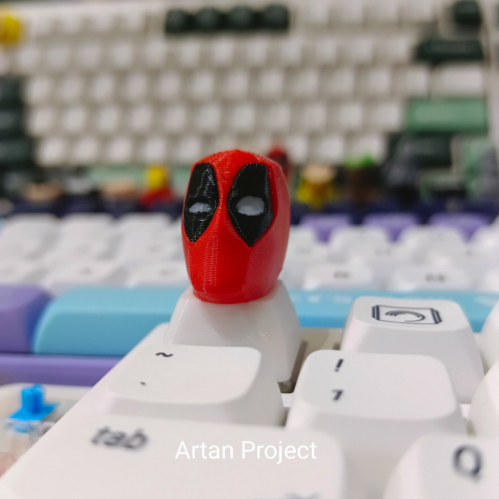 Jual deadpool keycaps artisan keyboard mechanical | Shopee Indonesia