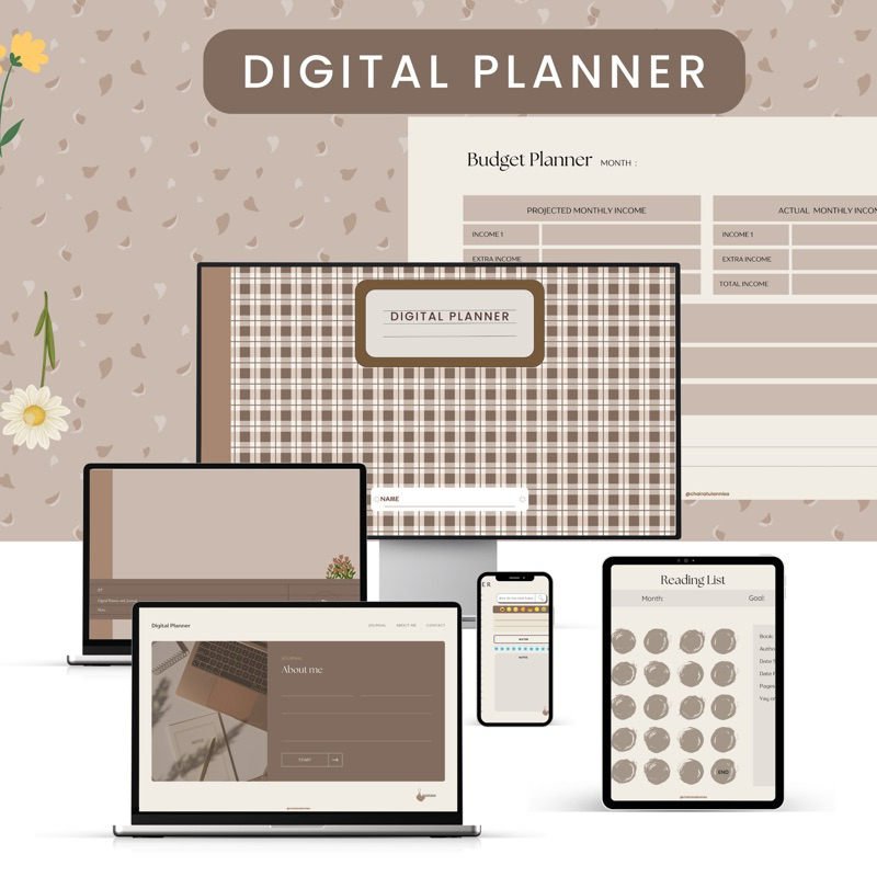 Jual Digital Planner Jurnal Minimalist/Aesthetic journal/Undate/Planner untuk IPad atau Tablet ...