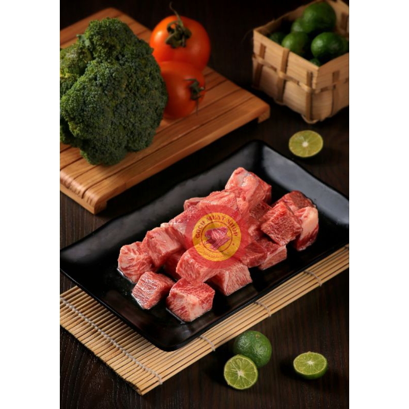 Jual Daging Sapi AUS Beef Meltique Wagyu Saikoro Cube 100% HALAL 500 gr ...
