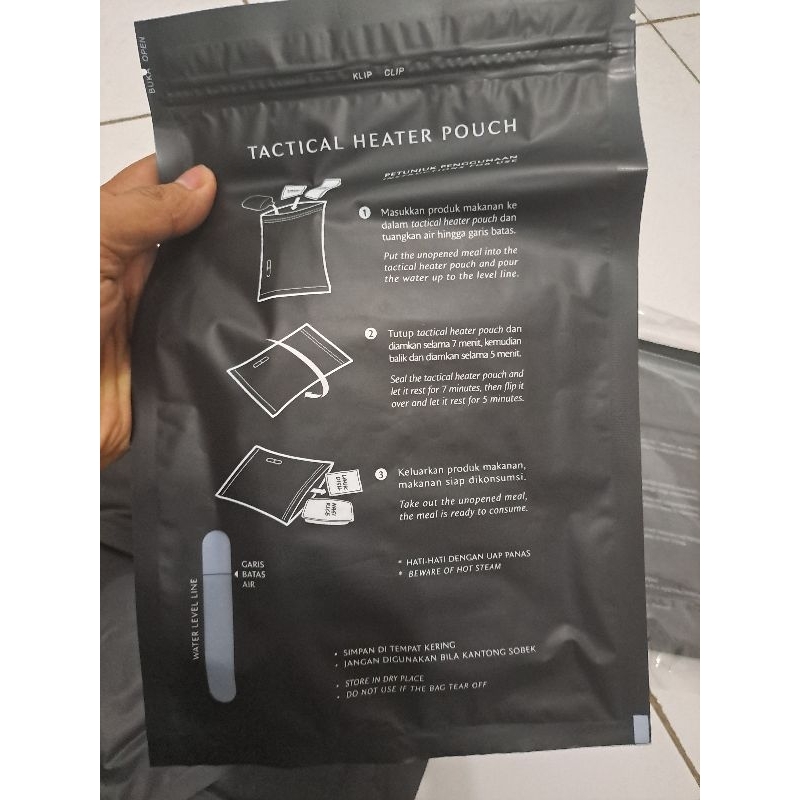 Jual Kantong Pemanas Ransum TNI/Tactical Heater Pouch Original | Shopee ...