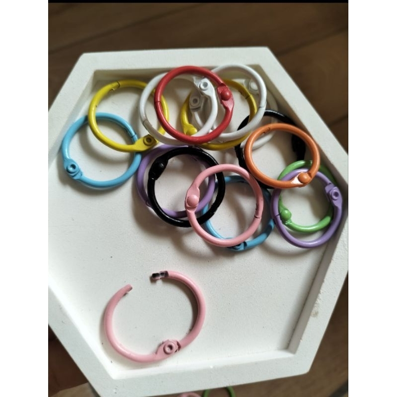 Jual Ring Binder 25 mm mix warna isi 5 pcs | Shopee Indonesia