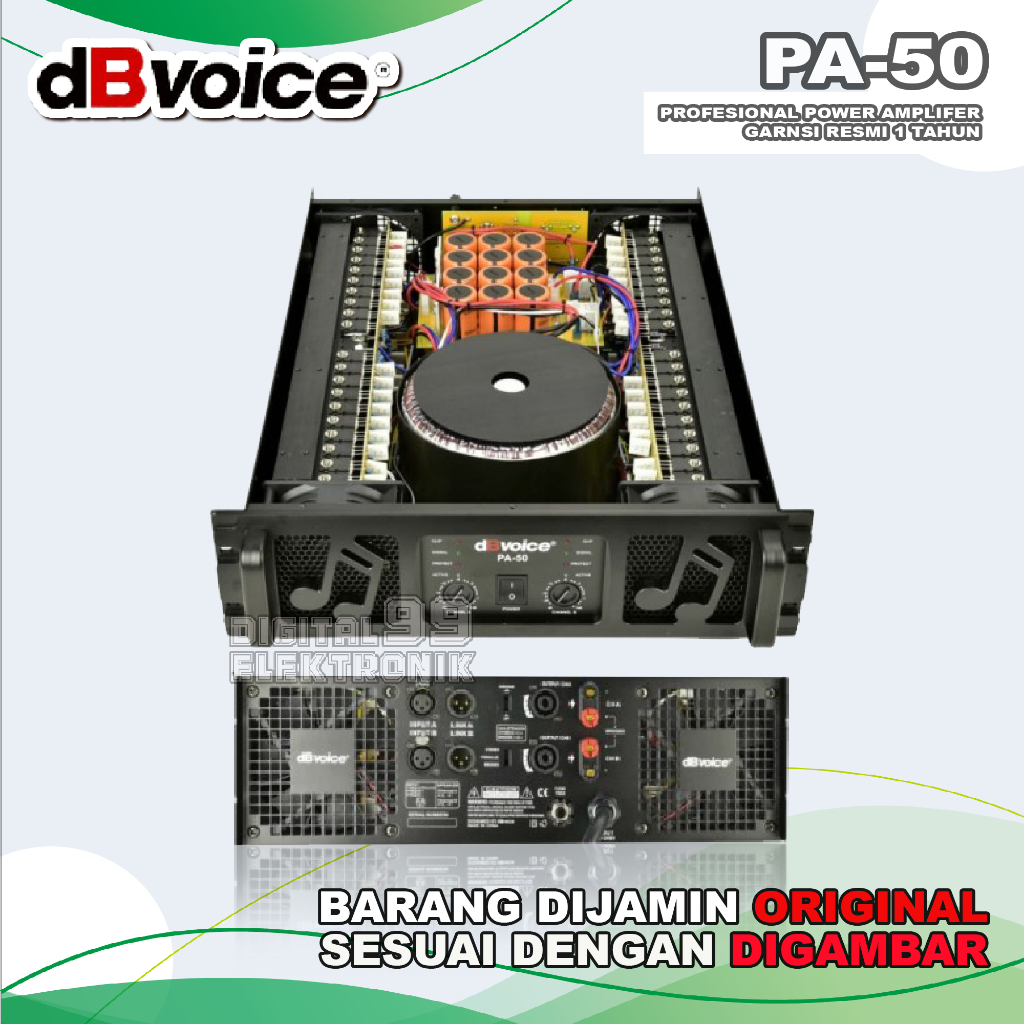 Jual Power Amplifier Class GB DB VOICE PA50 | PA 50 | PA-50 Original