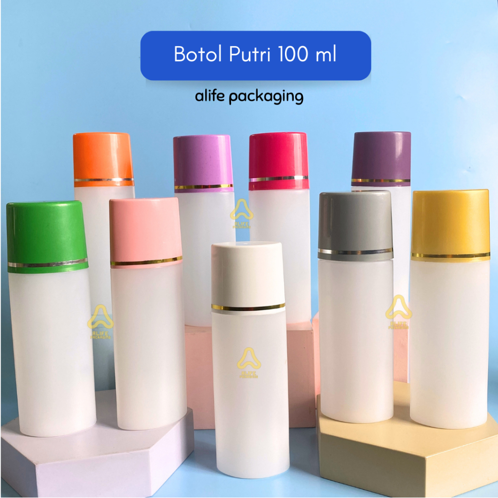 Jual Botol Putri 100 ml | Botol Sabun 100 ml | Botol Cleanser 100 ml ...