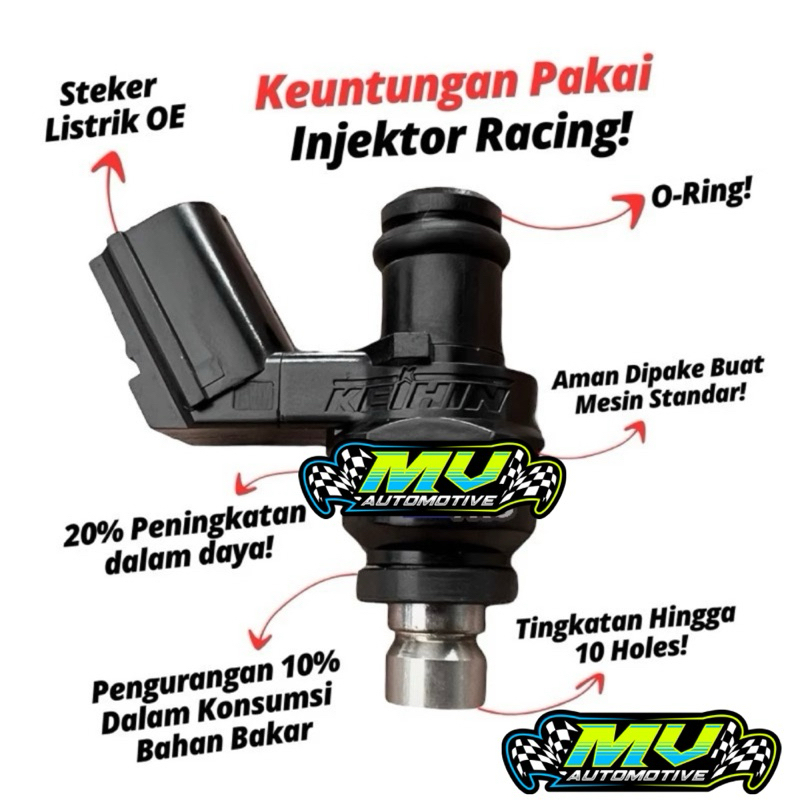 Jual (INJEKTOR RACING) INJECTOR INJEKTOR HONDA BEAT VARIO 110 125 150 ...