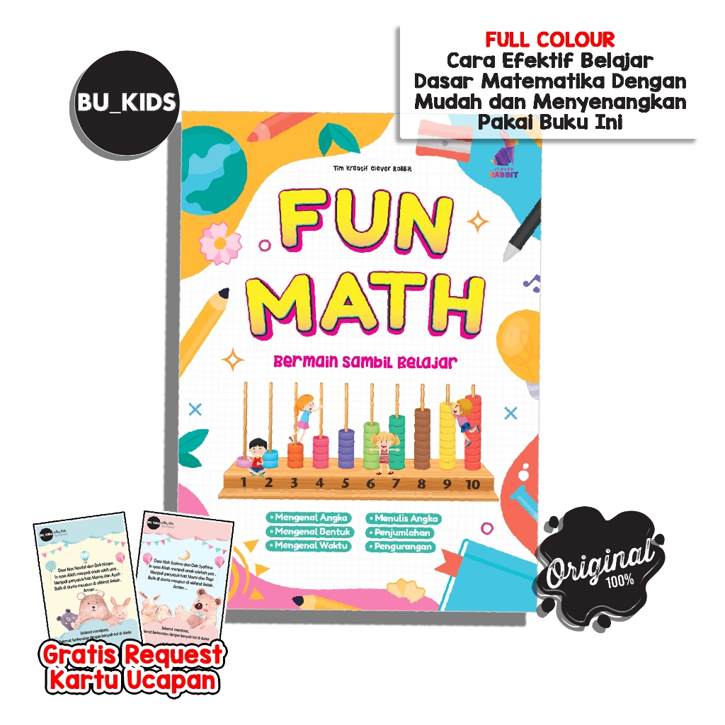 Jual Buku Aktivitas Anak Tk Belajar Matematika Fun Math Bermain Sambil