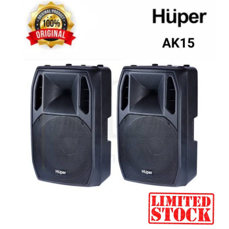 Jual Speaker Aktif HUPER AK15A AK 15A AK15 A 15 Inch Original | Shopee ...