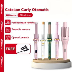 MAIMEITE Catokan Curly Otomatis Taurus Ceramics Hair Styler Curly Rambut Alat Kriting 25 32MM