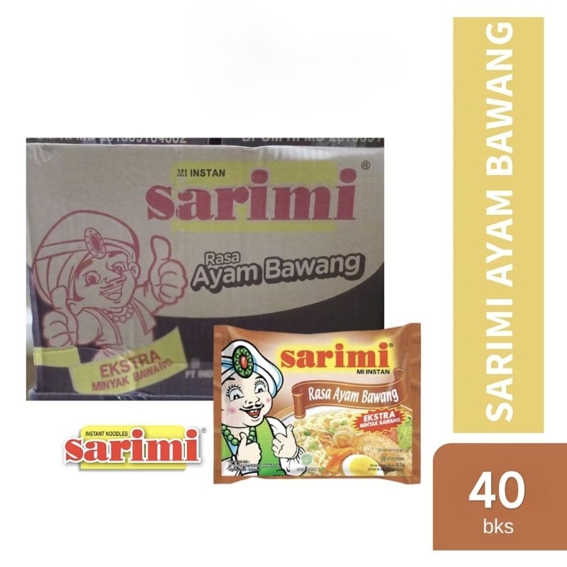 Jual Mie instan Sarimi rasa ayam bawang 1 karton isi 40 pcs | Shopee ...
