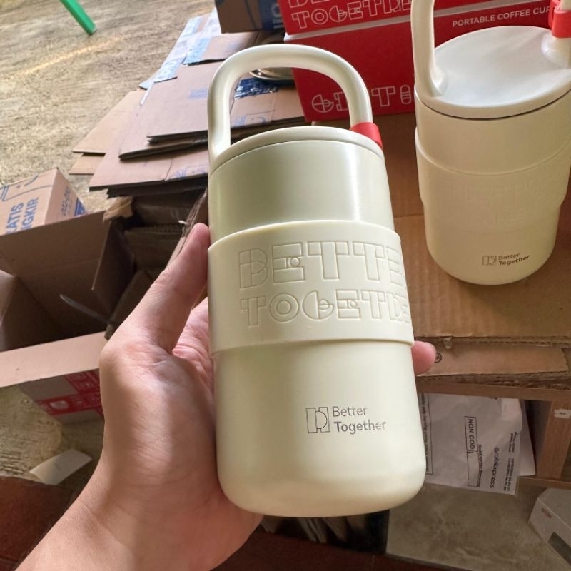 Jual Tumbler Portable Coffee Cup (Huawei) - Termos 400 ml | Shopee ...