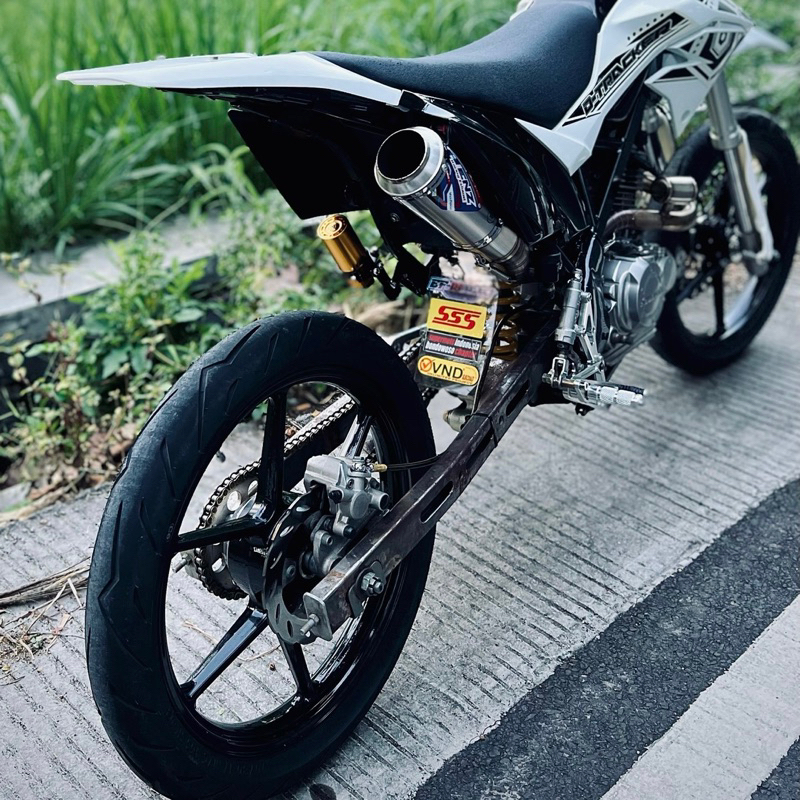 Jual Mika KLX Dtracker Cover Shock Penahan Lumpur Mudflap KLX Dtracker ...