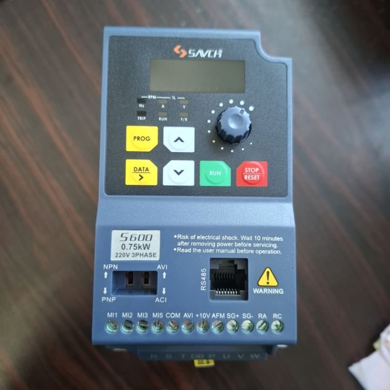 Jual SAVCH INVERTER 0.75KW S600-2T0.7G 1HP 3PHASE 220V SANCH INVERTER 0 ...