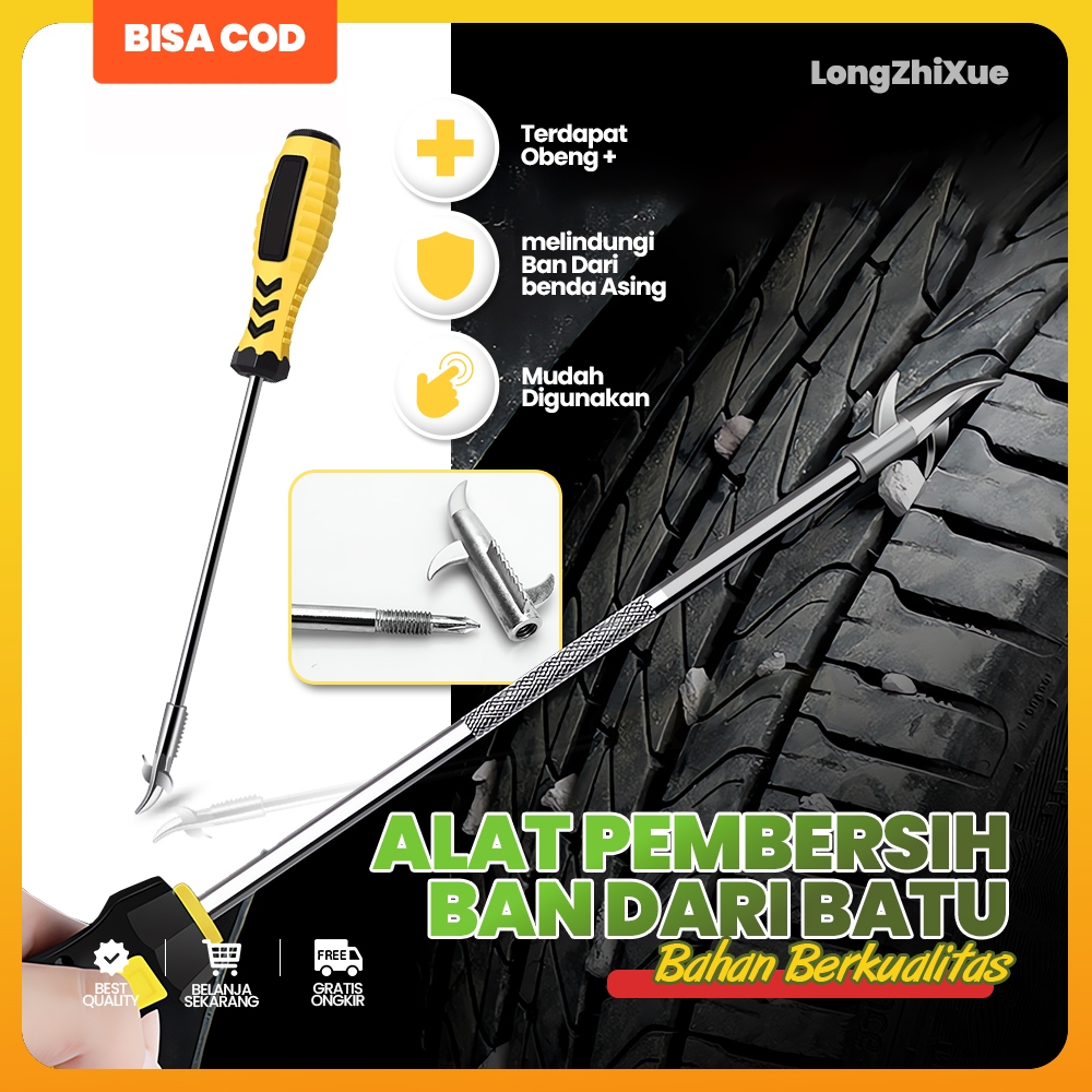 Jual [ NEW ] Obeng Pembersih Batu Kerikil Paku Alat Perawatan Ban ...