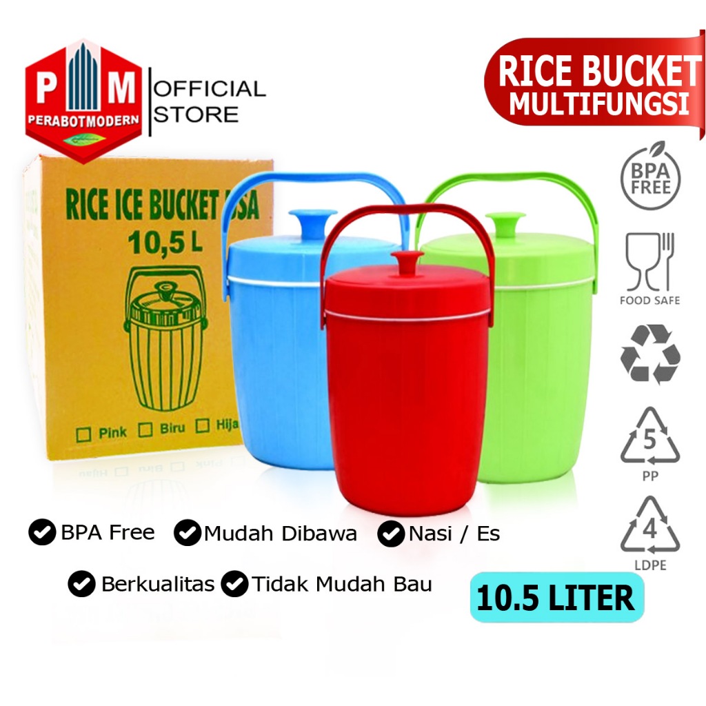 Jual Termos Es 10,5 LITER / Termos Nasi / Rice buceket / Ice Bucket USA ...