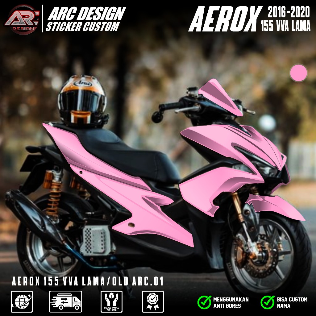 (COD PROMO) TERBARU Decal Sticker Motor Yamaha Aerox 155 VVA Lama Full body  Stiker Skotlet Modifikasi Variasi Aerox Old 2016 2017 2018 2019 2020